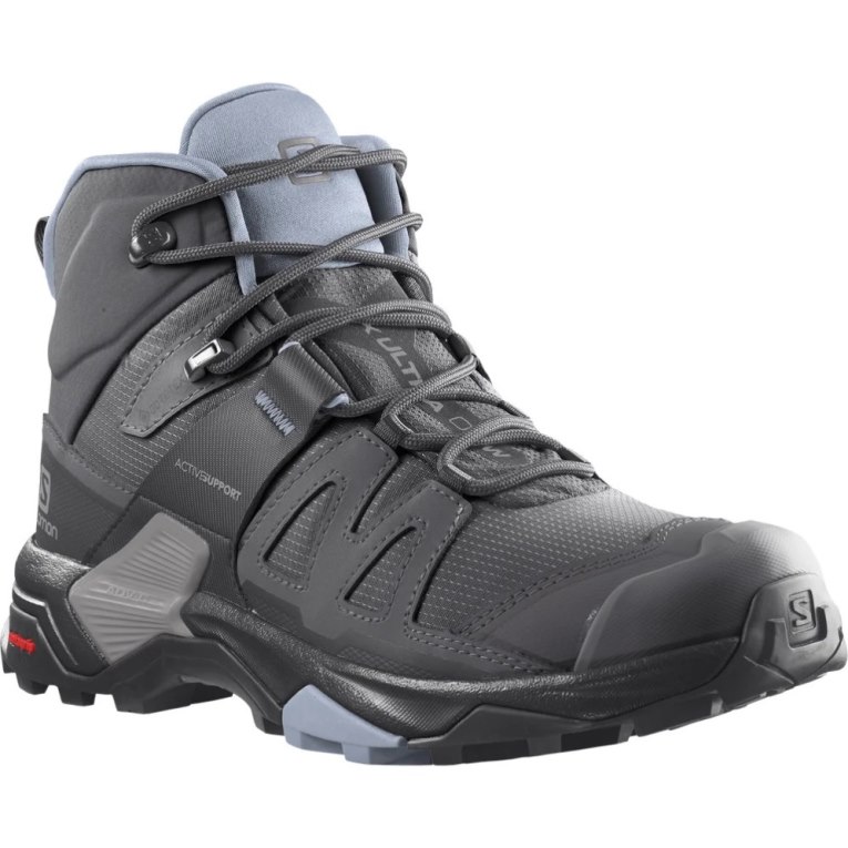 Botas Caminhada Salomon X Ultra 4 Mid GTX Feminino Pretas | PT V45673